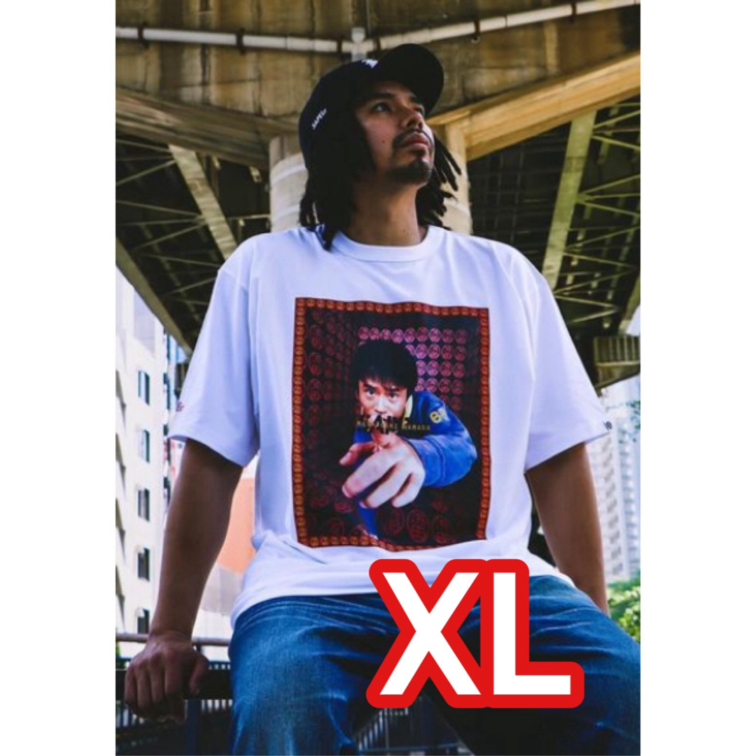 サプール SAPEur x MASATOSHI HAMADA 春はまだか　白XL メンズのトップス(Tシャツ/カットソー(半袖/袖なし))の商品写真