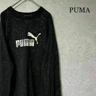 PUMA - PUMA プーマ 長袖 ロンＴ ビッグロゴ 刺繍ロゴ L