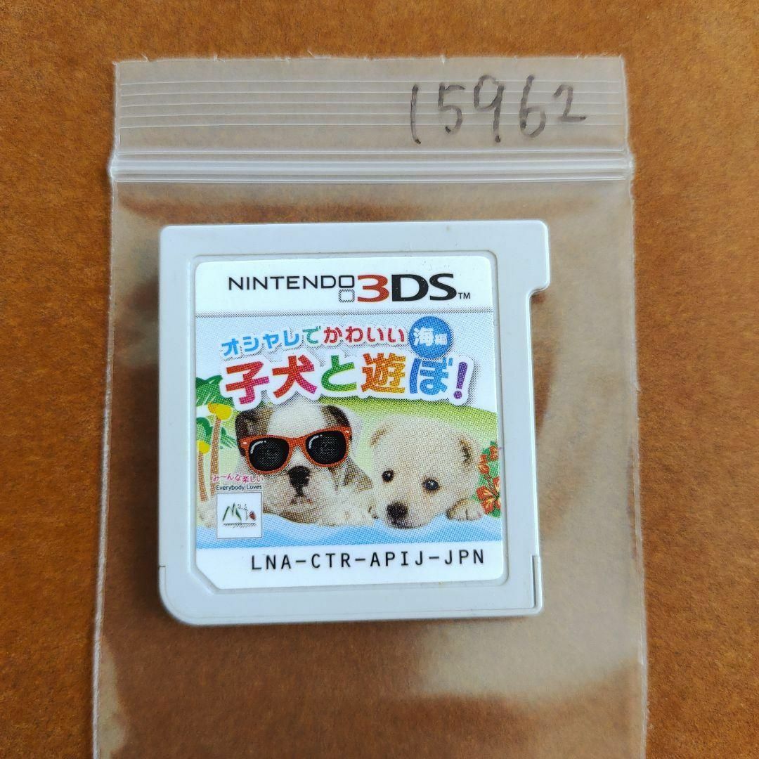 ニンテンドー3DS(ニンテンドー3DS)のオシャレでかわいい 子犬と遊ぼ! -海編- エンタメ/ホビーのゲームソフト/ゲーム機本体(携帯用ゲームソフト)の商品写真