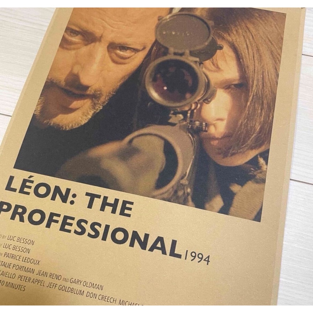 K408A3 レオン LEON 映画 ポスター ジャン・レノ 洋画 クラフト エンタメ/ホビーのコレクション(印刷物)の商品写真