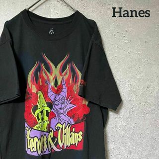 Hanes Disney ヘインズ ディズニー Tシャツ 半袖 コラボ M