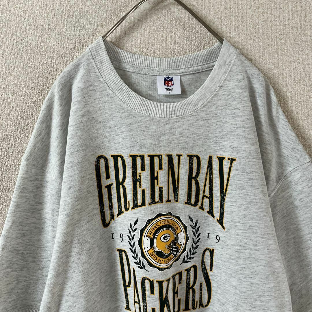 V3 NFL PACKERS tシャツ 半袖　リブあり　大きめSメンズ　灰 メンズのトップス(Tシャツ/カットソー(半袖/袖なし))の商品写真