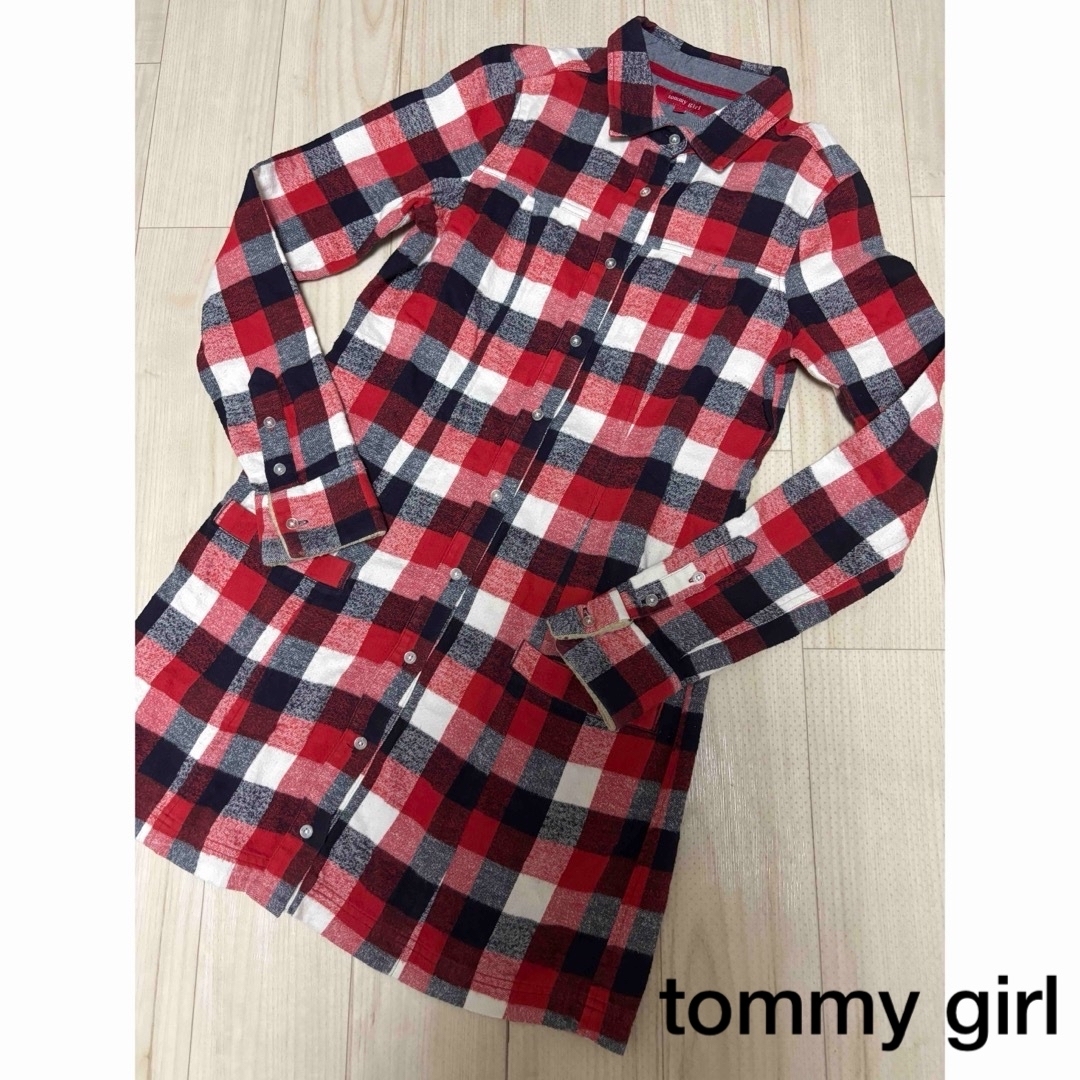 tommy girl(トミーガール)の109.tommy girl.チェックワンピース レディースのワンピース(ひざ丈ワンピース)の商品写真