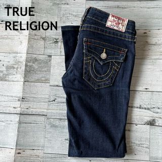 True Religion - トゥルーレリジョンデニムパンツUSA製ローライズスキニーサイズ25 Sレディース