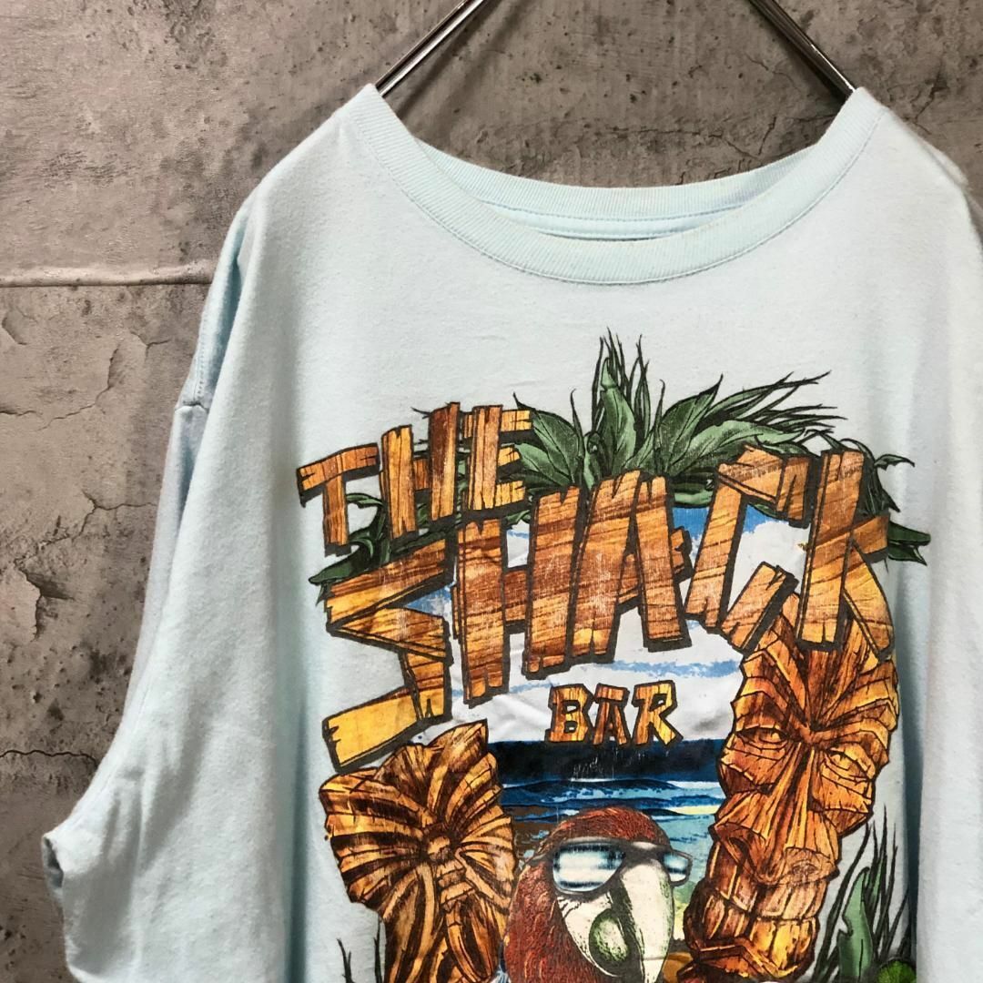 THE SHACK BAR オウム ハワイ ビーチ アニマル Tシャツ メンズのトップス(Tシャツ/カットソー(半袖/袖なし))の商品写真