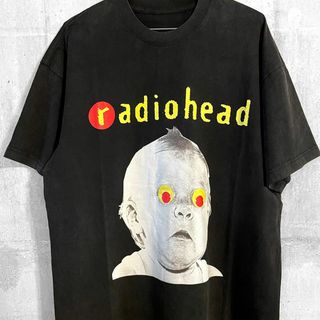 radiohead レディオヘッド　tシャツ バンドT　トムヨーク　ビンテージ(Tシャツ/カットソー(半袖/袖なし))