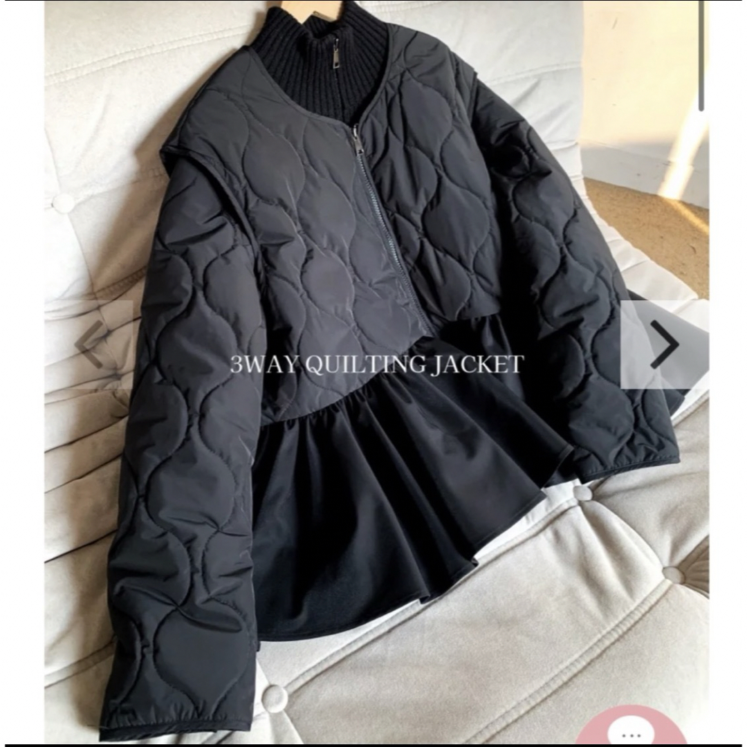 BIRTHDAY BASH(バースデーバッシュ)の【新品・未使用】BB 3wayquilting jacket レディースのジャケット/アウター(ノーカラージャケット)の商品写真