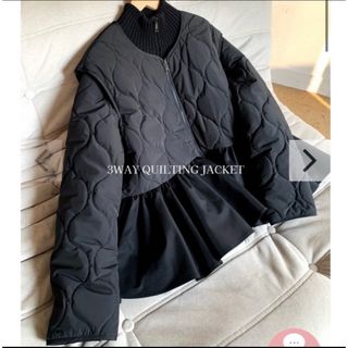 バースデーバッシュ(BIRTHDAY BASH)の【新品・未使用】BB 3wayquilting jacket(ノーカラージャケット)