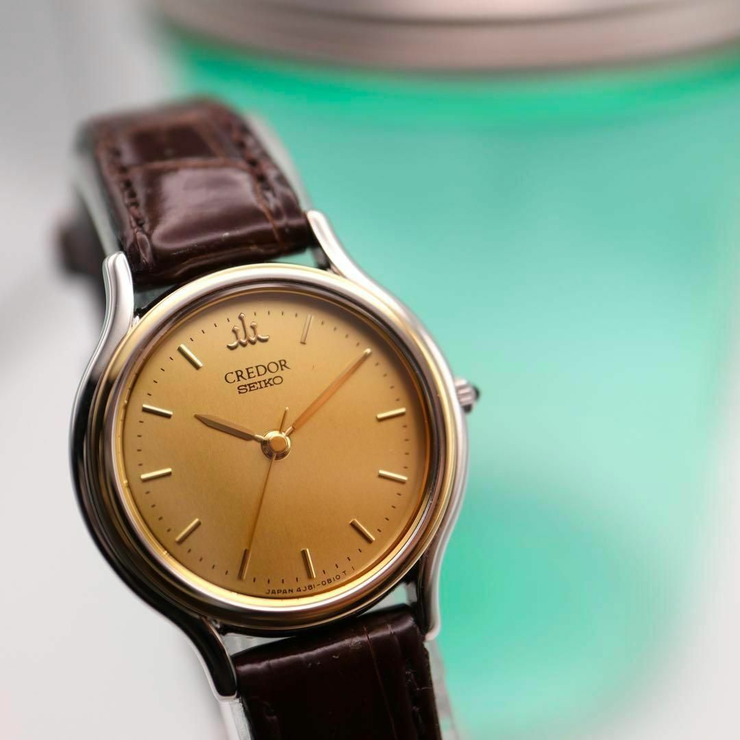 CREDOR(クレドール)の美品！CREDOR SEIKO 18K ラウンド レディース腕時計 537 レディースのファッション小物(腕時計)の商品写真