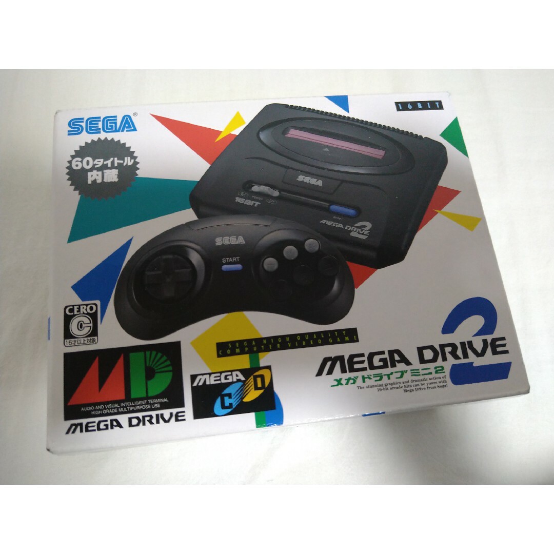 SEGA(セガ)のメガドライブミニ2 メガドライブ2ミニ megadrive mini2 エンタメ/ホビーのゲームソフト/ゲーム機本体(家庭用ゲーム機本体)の商品写真