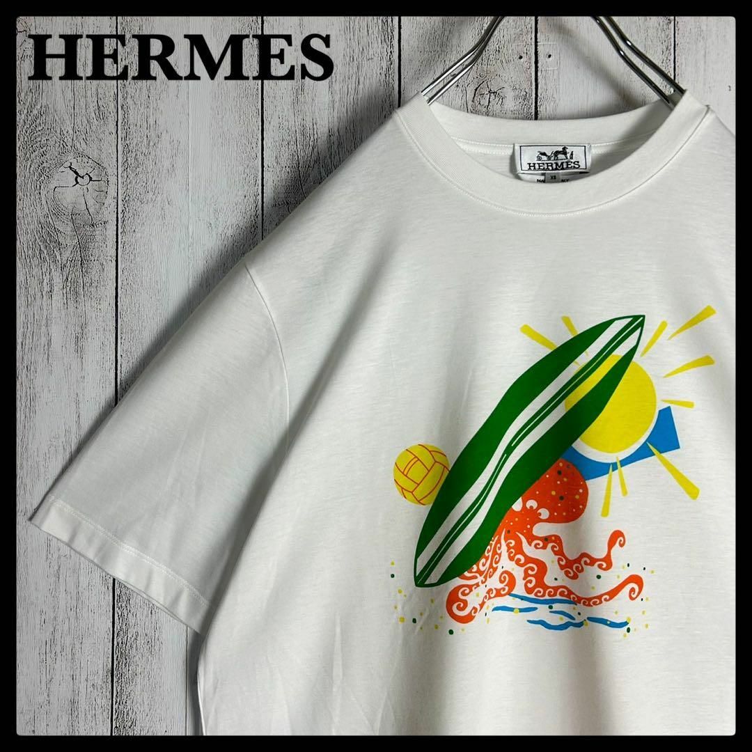 Hermes(エルメス)のエルメス☆プールプウォッチTシャツ 23SS タコ サーフィン 入手困難 メンズのトップス(Tシャツ/カットソー(半袖/袖なし))の商品写真