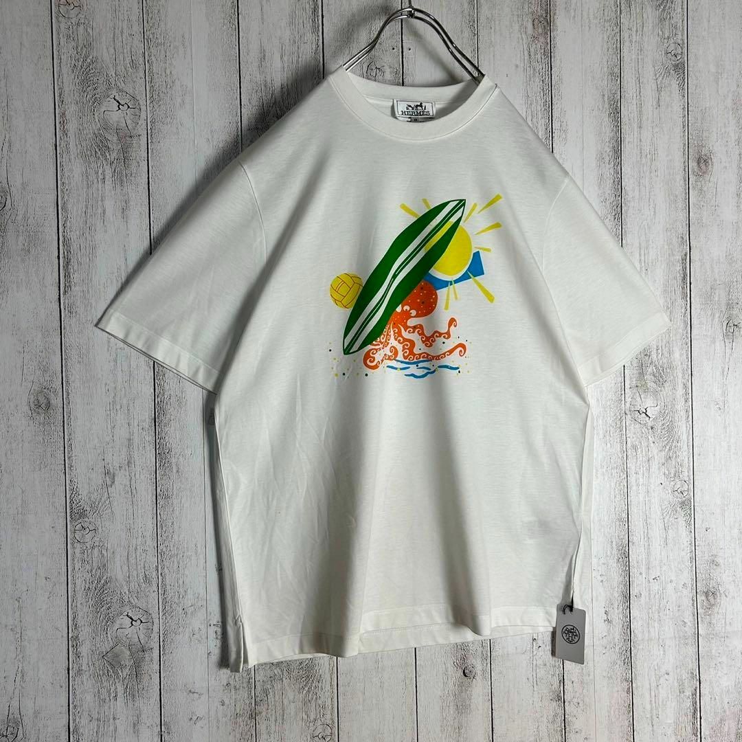 Hermes(エルメス)のエルメス☆プールプウォッチTシャツ 23SS タコ サーフィン 入手困難 メンズのトップス(Tシャツ/カットソー(半袖/袖なし))の商品写真