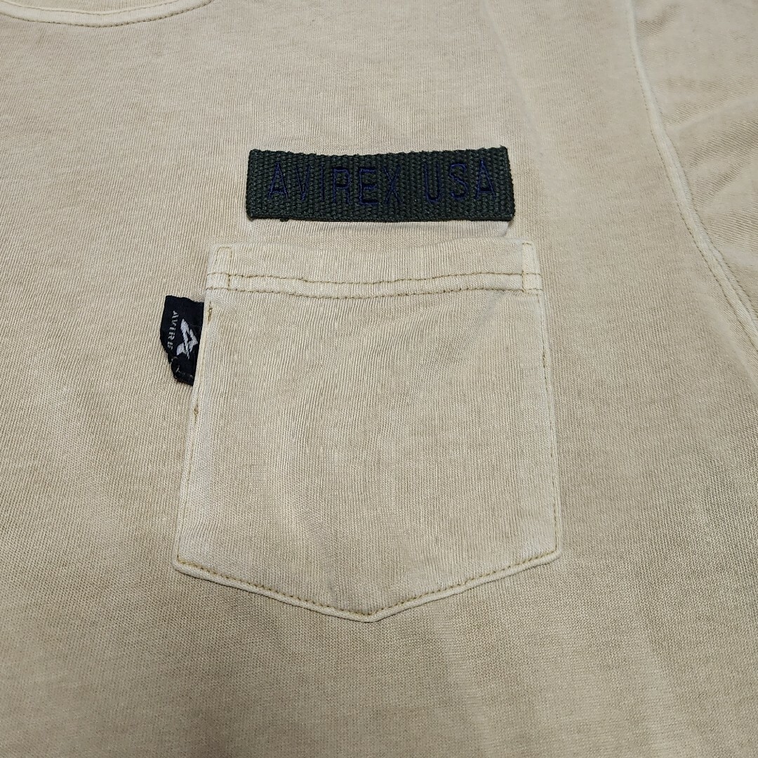 AVIREX(アヴィレックス)のアヴィレックス バックロゴ ポケット 半袖Tシャツ メンズのトップス(Tシャツ/カットソー(半袖/袖なし))の商品写真