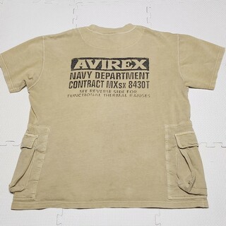 アヴィレックス(AVIREX)のアヴィレックス バックロゴ ポケット 半袖Tシャツ(Tシャツ/カットソー(半袖/袖なし))