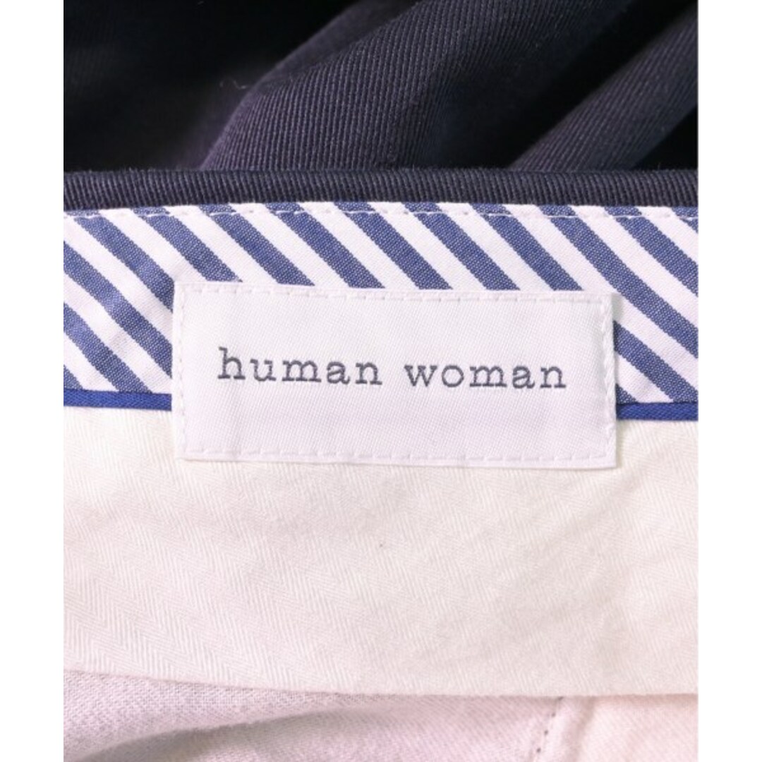 HUMAN WOMAN(ヒューマンウーマン)のHUMAN WOMAN ヒューマン　ウーマン パンツ（その他） S 紺 【古着】【中古】 レディースのパンツ(その他)の商品写真