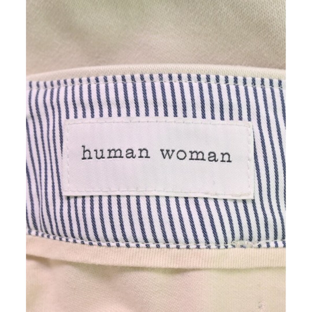 HUMAN WOMAN(ヒューマンウーマン)のHUMAN WOMAN ヒューマン　ウーマン パンツ（その他） M アイボリー 【古着】【中古】 レディースのパンツ(その他)の商品写真