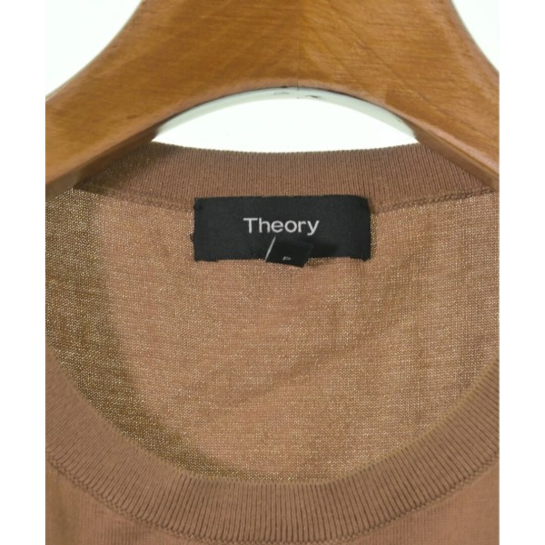 theory(セオリー)のTheory セオリー ベスト/ノースリーブ S 茶 【古着】【中古】 レディースのトップス(ベスト/ジレ)の商品写真