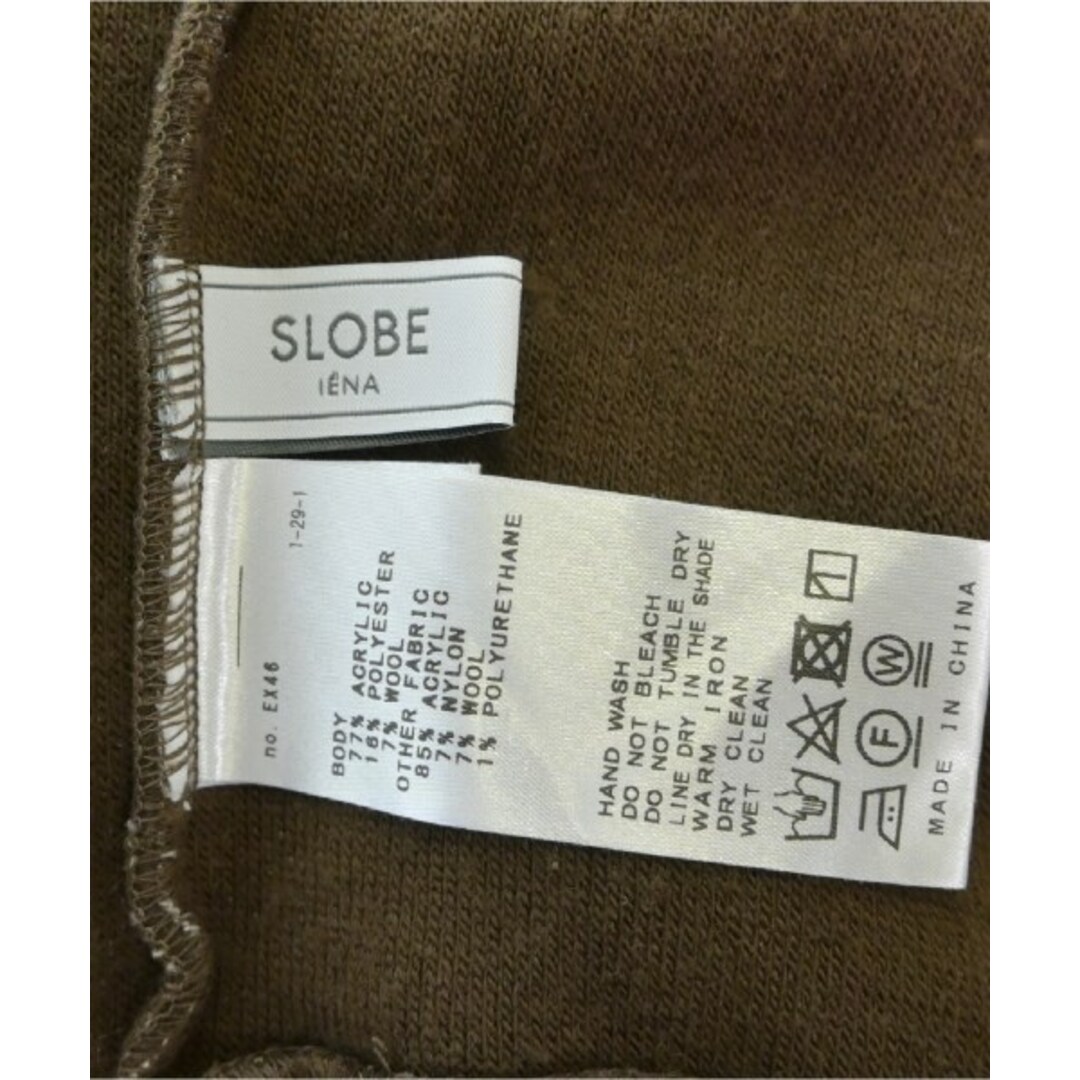 SLOBE IENA(スローブイエナ)のSLOBE IENA スローブイエナ Tシャツ・カットソー -(S位) 茶 【古着】【中古】 レディースのトップス(カットソー(半袖/袖なし))の商品写真