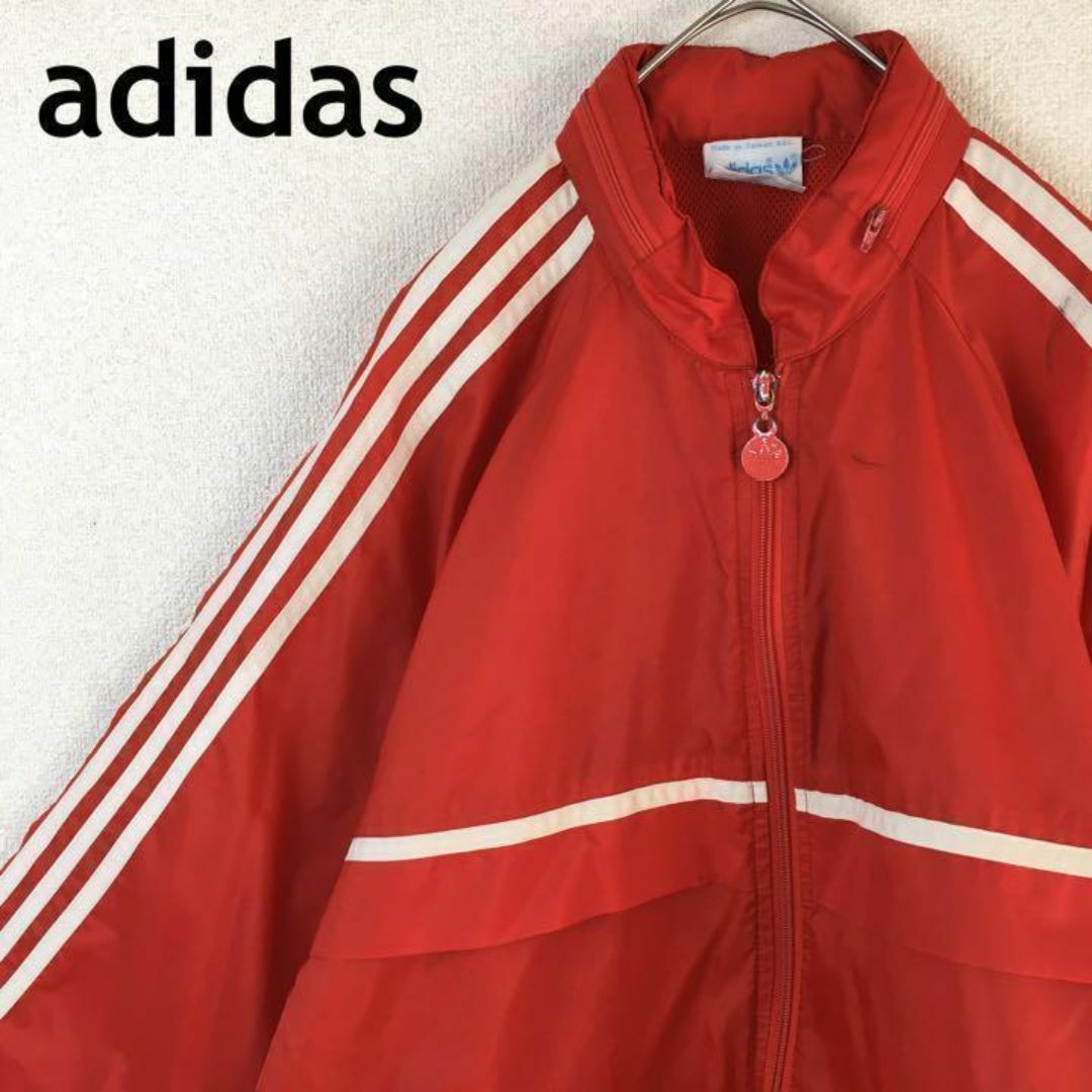 adidas(アディダス)のX1アディダス70s ナイロンジャンパーフード　ヴィンテージ　アウター　Mメンズ メンズのトップス(ジャージ)の商品写真