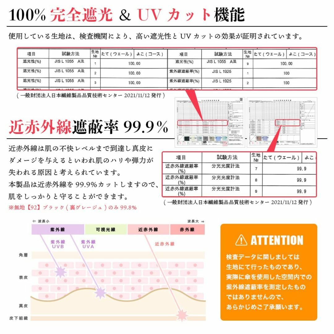 【色: 無地【32】ブルー】[マコッカ] 完全遮光 UVカット100% 晴雨兼用 レディースのファッション小物(その他)の商品写真