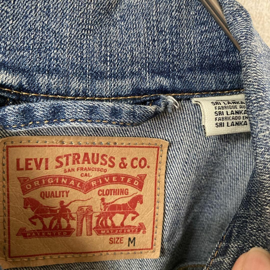 Levi's(リーバイス)のM3 リーバイス　デニムジャケット　アウター　グランジ　Mレディース レディースのジャケット/アウター(Gジャン/デニムジャケット)の商品写真