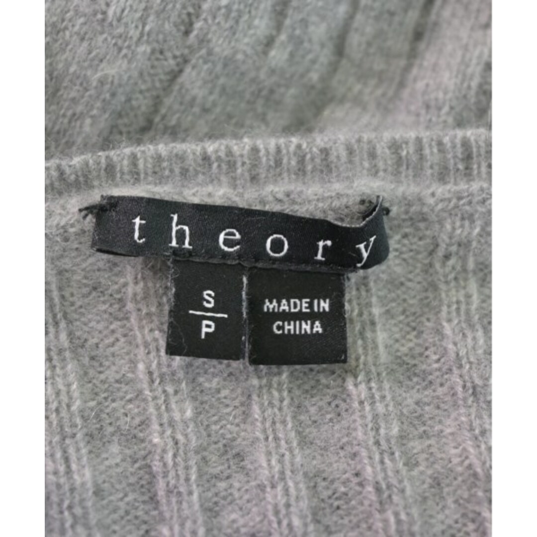 theory(セオリー)のTheory セオリー ニット・セーター S グレー 【古着】【中古】 レディースのトップス(ニット/セーター)の商品写真