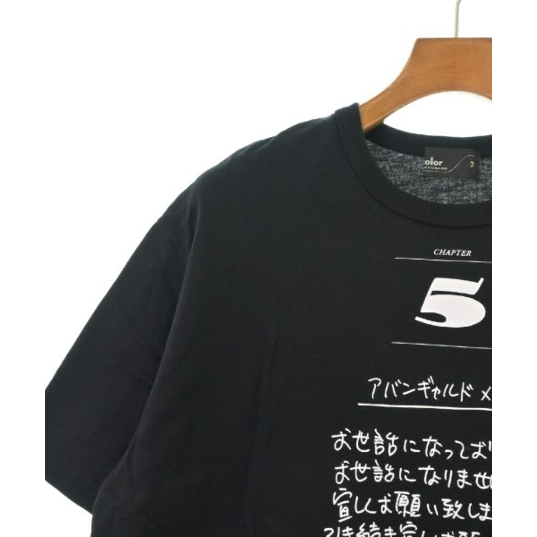 kolor(カラー)のkolor カラー Tシャツ・カットソー 2(M位) 黒 【古着】【中古】 メンズのトップス(Tシャツ/カットソー(半袖/袖なし))の商品写真