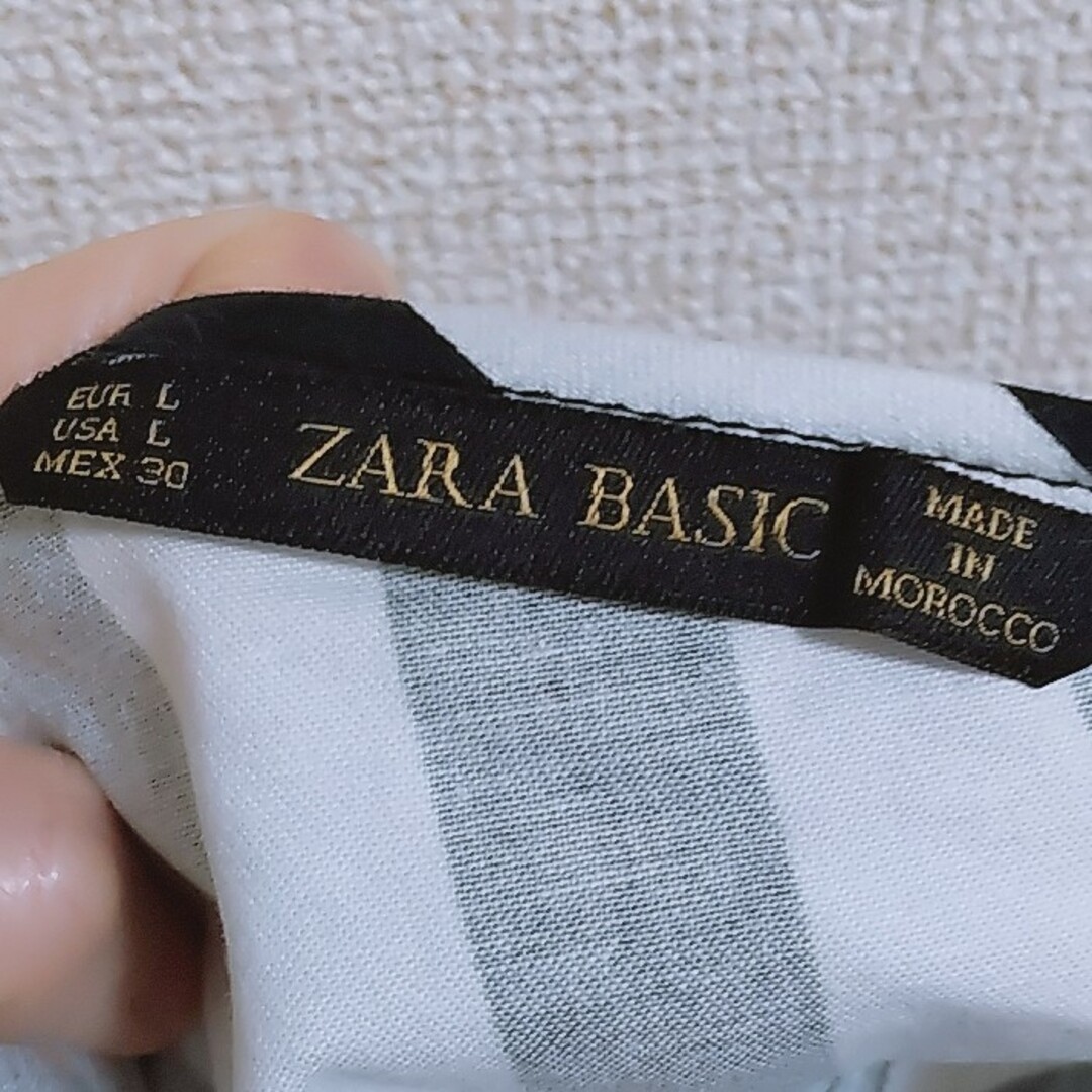 ZARA(ザラ)のZARA ボーダーシャツ レディースのトップス(カットソー(半袖/袖なし))の商品写真