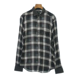 DIESEL - DIESEL ディーゼル カジュアルシャツ S 黒x白x赤(チェック) 【古着】【中古】