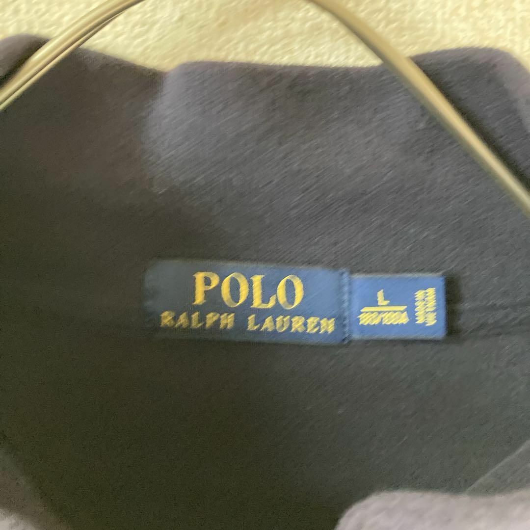 POLO RALPH LAUREN(ポロラルフローレン)のI2 ラルフローレン　ハーフジップ　スウェットトレーナー　Ｌメンズ ゆったり メンズのトップス(ニット/セーター)の商品写真