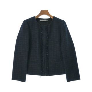 セオリーリュクス(Theory luxe)のtheory luxe セオリーリュクス カジュアルジャケット 38(M位) 紺 【古着】【中古】(テーラードジャケット)