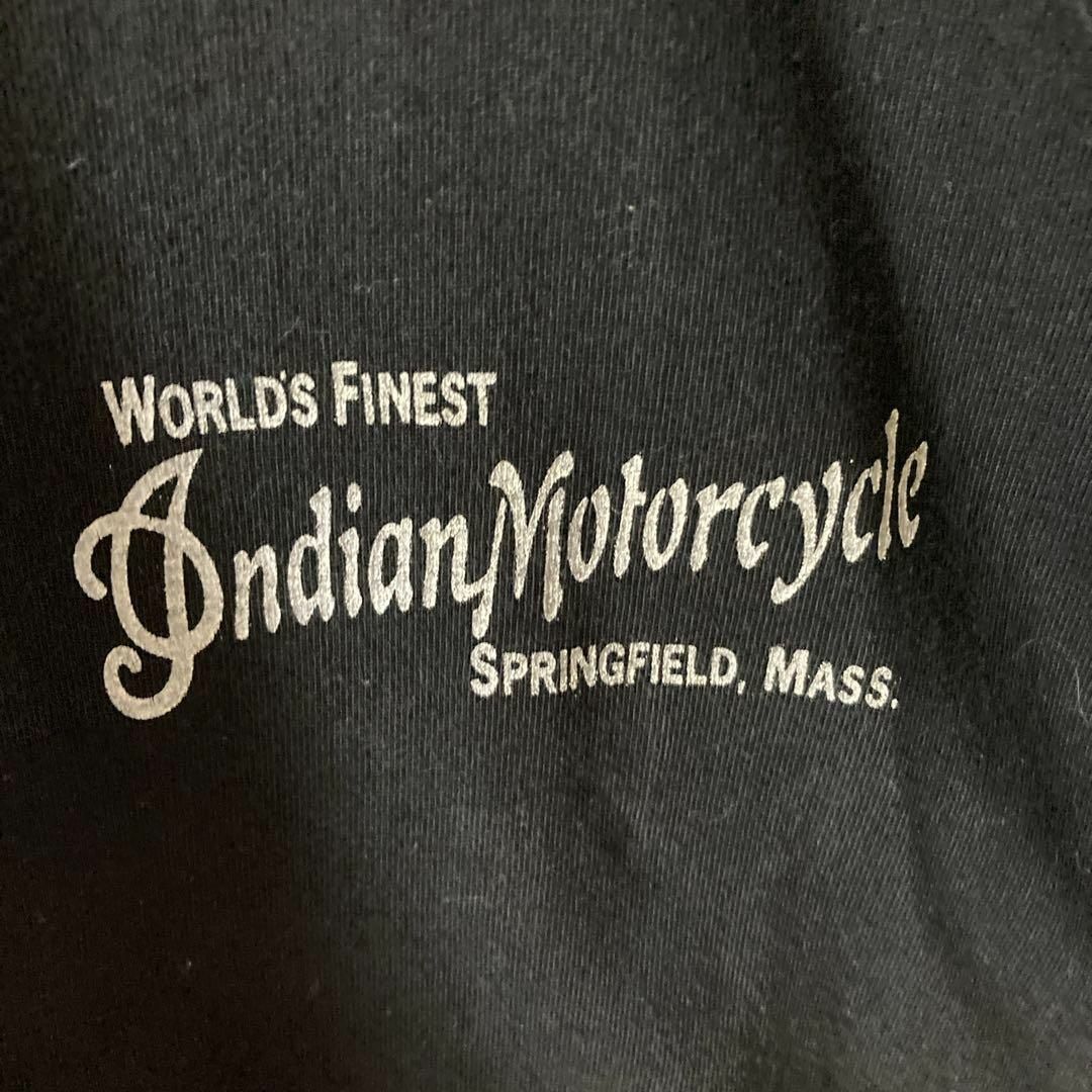 Indian MOTORCYCLE(インディアンモーターサイクル)のN3インディアンモーターサイクル　ロンT 長袖Tシャツ　カナダ製Sメンズ メンズのトップス(Tシャツ/カットソー(七分/長袖))の商品写真