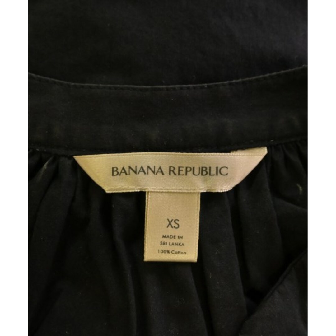 Banana Republic(バナナリパブリック)のBANANA REPUBLIC バナナリパブリック ブラウス XS 紺 【古着】【中古】 レディースのトップス(シャツ/ブラウス(長袖/七分))の商品写真