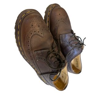 ドクターマーチン(Dr.Martens)の【希少】Dr. Martens SMITH イングランド製 ブラウン(UK5)(ローファー/革靴)