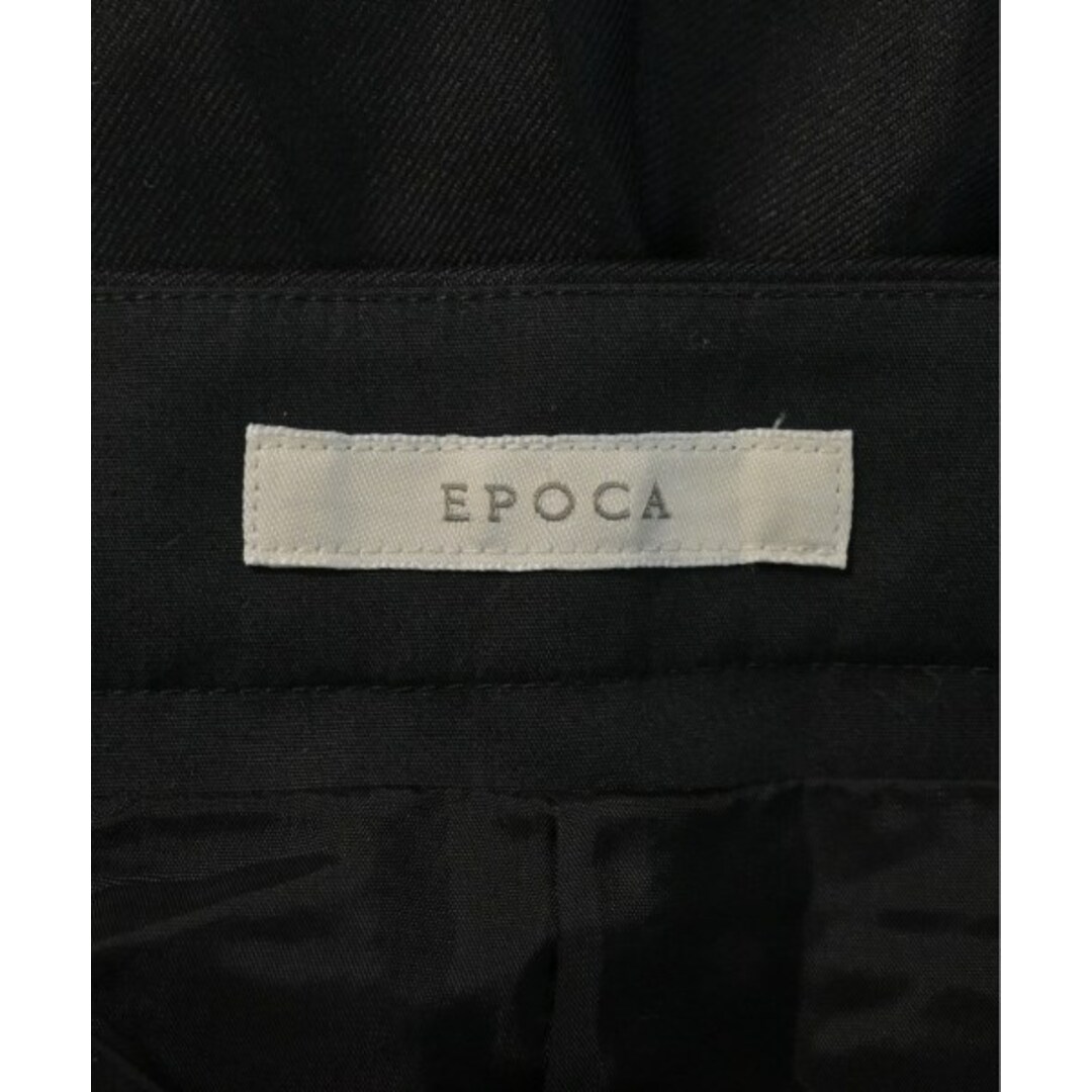 EPOCA(エポカ)のEPOCA エポカ クロップドパンツ 40(M位) 黒 【古着】【中古】 レディースのパンツ(クロップドパンツ)の商品写真