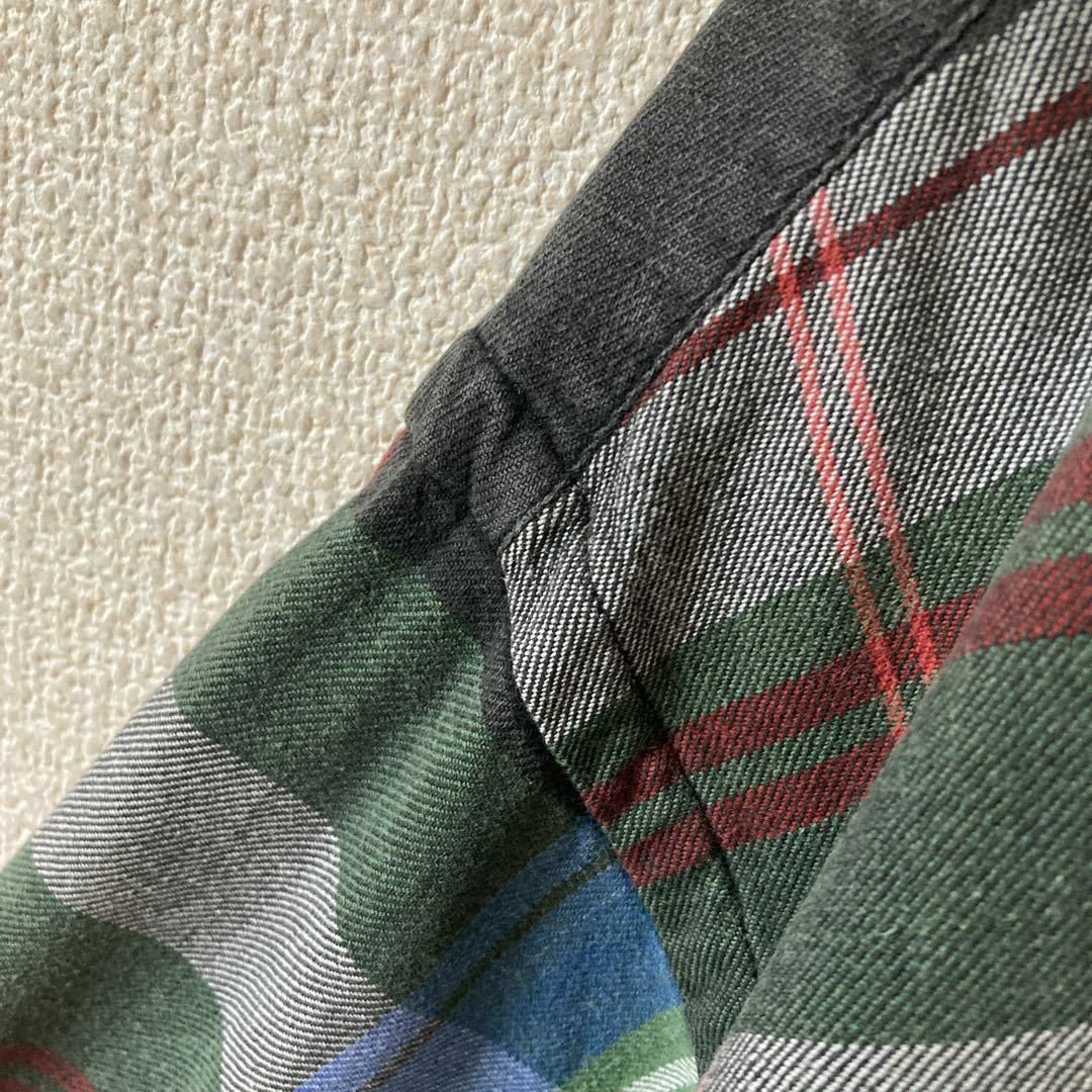 Ralph Lauren(ラルフローレン)のS1 ラルフローレン　big shirt チェック柄シャツ　長袖　大きめMメンズ メンズのトップス(Tシャツ/カットソー(七分/長袖))の商品写真