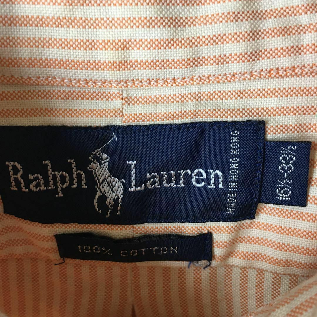 POLO RALPH LAUREN(ポロラルフローレン)のA1ラルフローレン　ストライプシャツ　コットン　長袖 メンズのトップス(Tシャツ/カットソー(七分/長袖))の商品写真