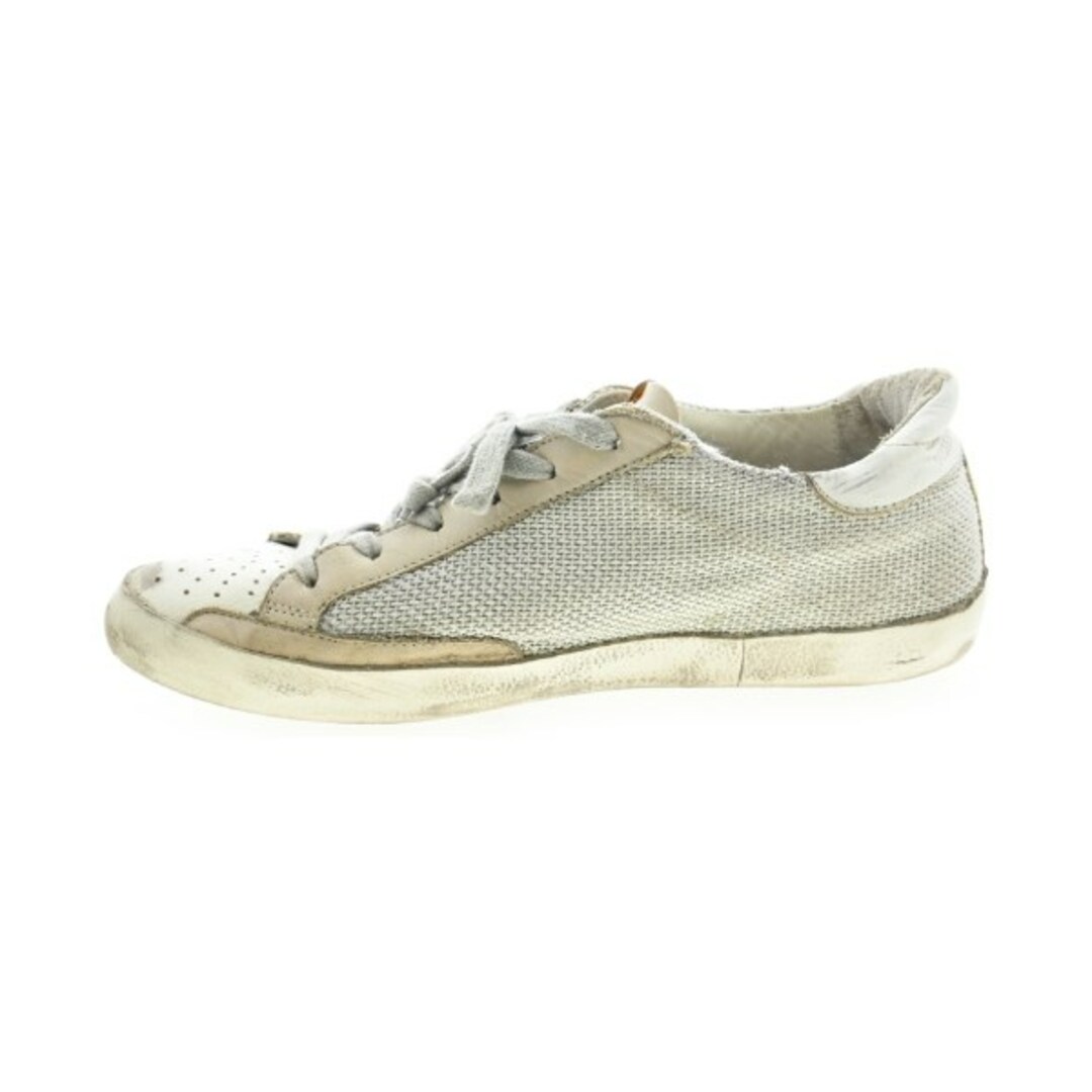 GOLDEN GOOSE(ゴールデングース)のGOLDEN GOOSE スニーカー 38(24.5cm位) 白xグレー 【古着】【中古】 レディースの靴/シューズ(スニーカー)の商品写真