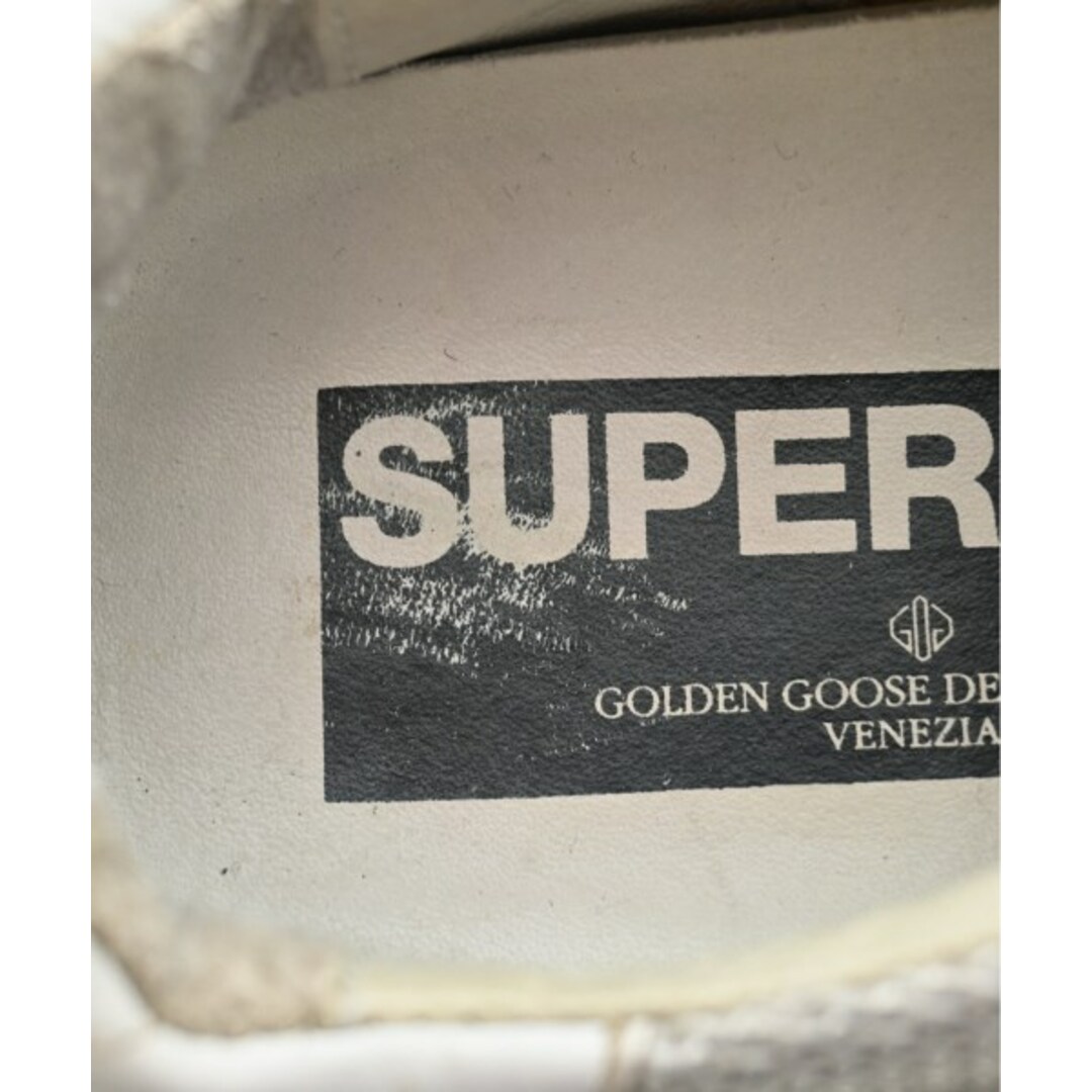 GOLDEN GOOSE(ゴールデングース)のGOLDEN GOOSE スニーカー 38(24.5cm位) 白xグレー 【古着】【中古】 レディースの靴/シューズ(スニーカー)の商品写真