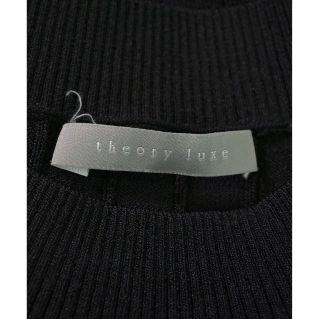 Theory luxe(セオリーリュクス)のtheory luxe セオリーリュクス ニット・セーター 38(M位) 黒 【古着】【中古】 レディースのトップス(ニット/セーター)の商品写真