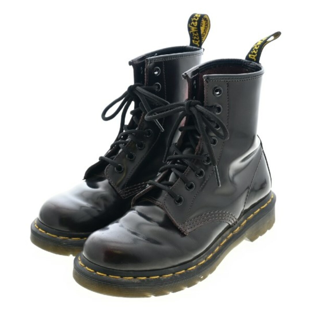 Dr.Martens(ドクターマーチン)のDr.Martens ブーツ UK4(22.5cm位) エンジ系(総柄) 【古着】【中古】 レディースの靴/シューズ(ブーツ)の商品写真