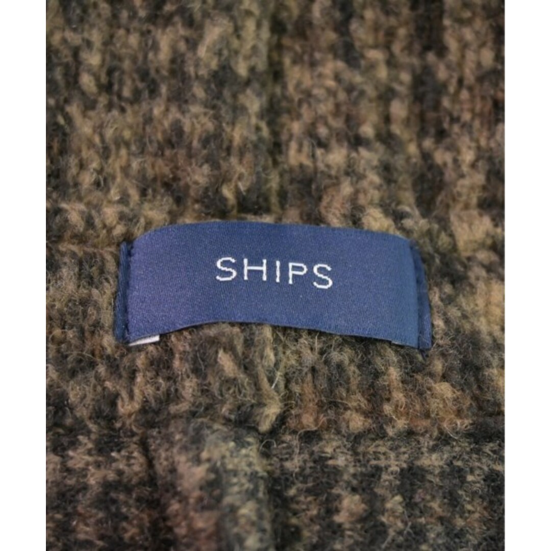 SHIPS(シップス)のSHIPS シップス コート（その他） F 茶xベージュ(チェック) 【古着】【中古】 レディースのジャケット/アウター(その他)の商品写真