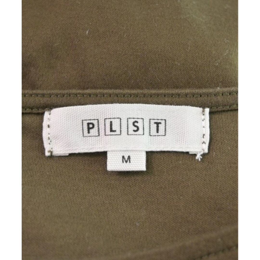 PLST(プラステ)のPLST プラステ Tシャツ・カットソー M カーキ 【古着】【中古】 レディースのトップス(カットソー(半袖/袖なし))の商品写真