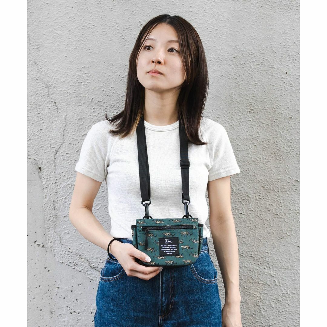 【色: レオパード】キウ(Kiu) はっ水 防水 600D ポーチ メンズ レデ メンズのバッグ(その他)の商品写真