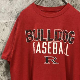 BULLDOG 野球 USA輸入 チーム ロゴ Tシャツ(Tシャツ/カットソー(半袖/袖なし))