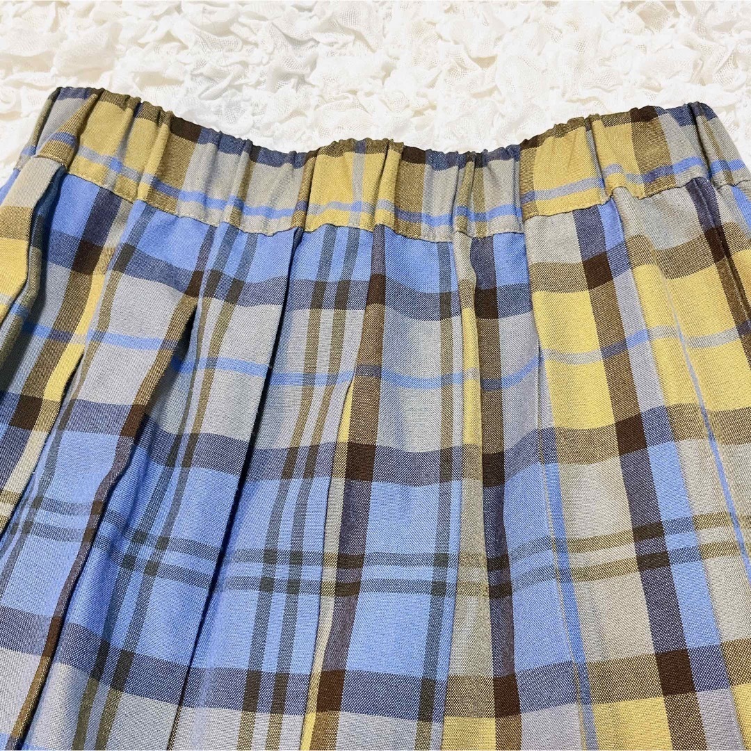 URBAN RESEARCH SONNY LABEL(アーバンリサーチサニーレーベル)のアーバンリサーチ サニーレーベル チェック プリーツ イージースカート チェック レディースのスカート(ロングスカート)の商品写真