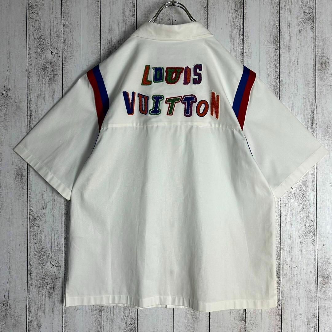 LOUIS VUITTON(ルイヴィトン)の【限定コラボ】ルイヴィトン×NBA☆両面ロゴ入り半袖シャツ XLサイズ 入手困難 メンズのトップス(Tシャツ/カットソー(半袖/袖なし))の商品写真