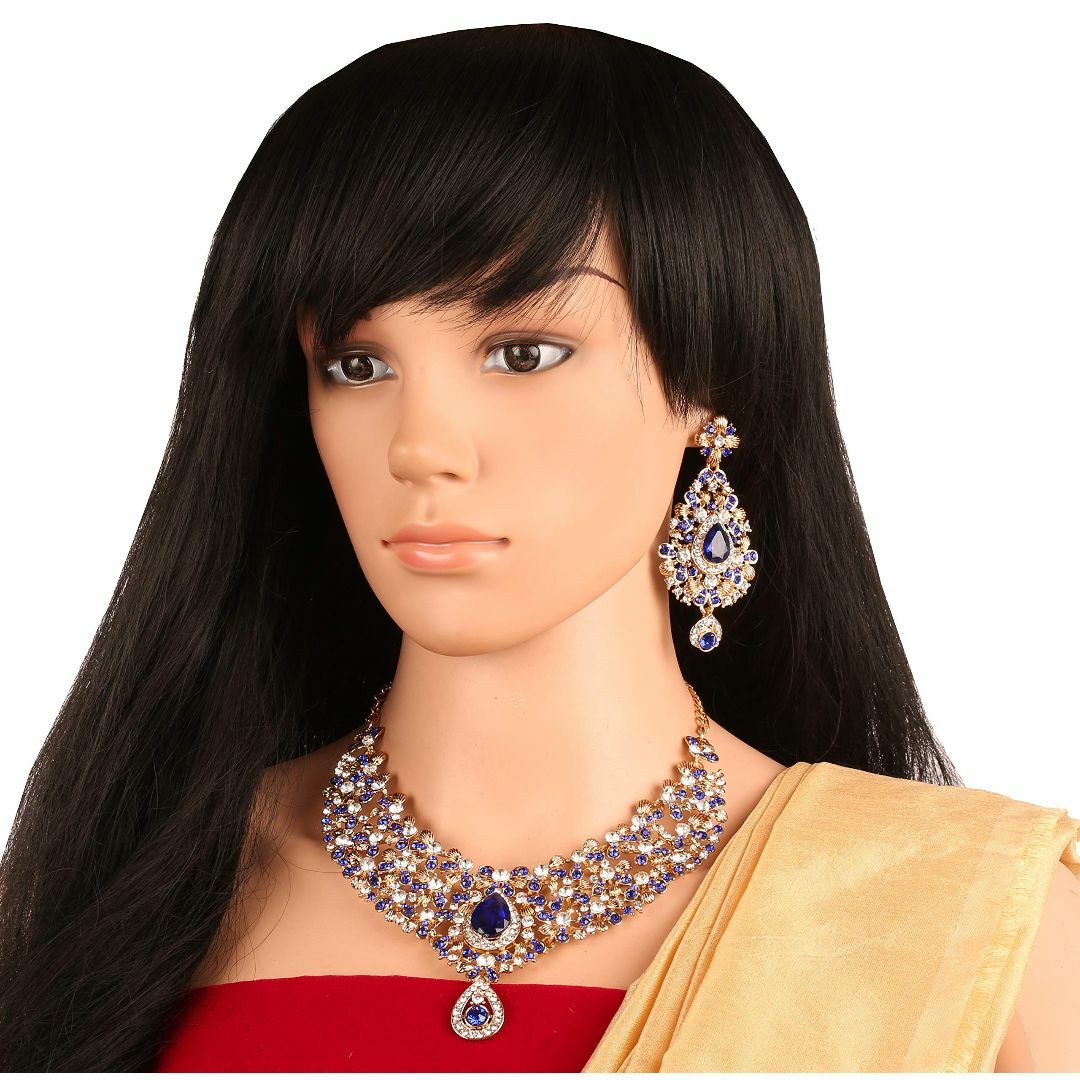 新着商品Touchstone Indian Bollywood人工ブルーサフ レディースのアクセサリー(その他)の商品写真