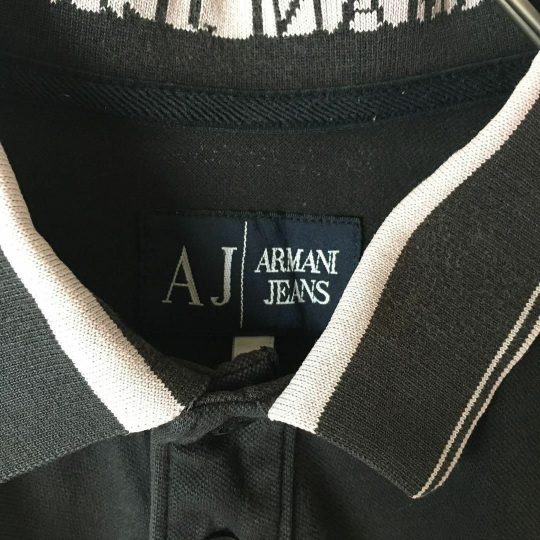 ARMANI JEANS(アルマーニジーンズ)のD2 ARMANI JEANS ポロシャツ　半袖　鹿子　Ｌメンズ M程度 メンズのトップス(ポロシャツ)の商品写真