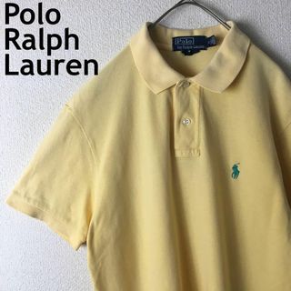 ポロラルフローレン(POLO RALPH LAUREN)のG2 ラルフローレン　ポロシャツ　半袖　Mメンズ ライトイエロー(ポロシャツ)